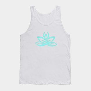 Lotus Flower turquoise I Yoga T-Shirt Tank Top